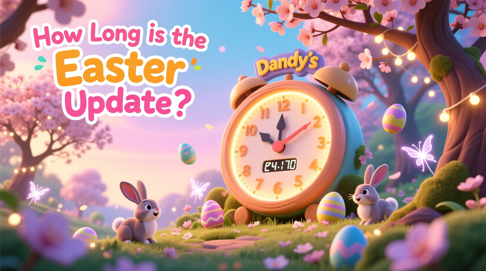 how long is the easter update in dandys world