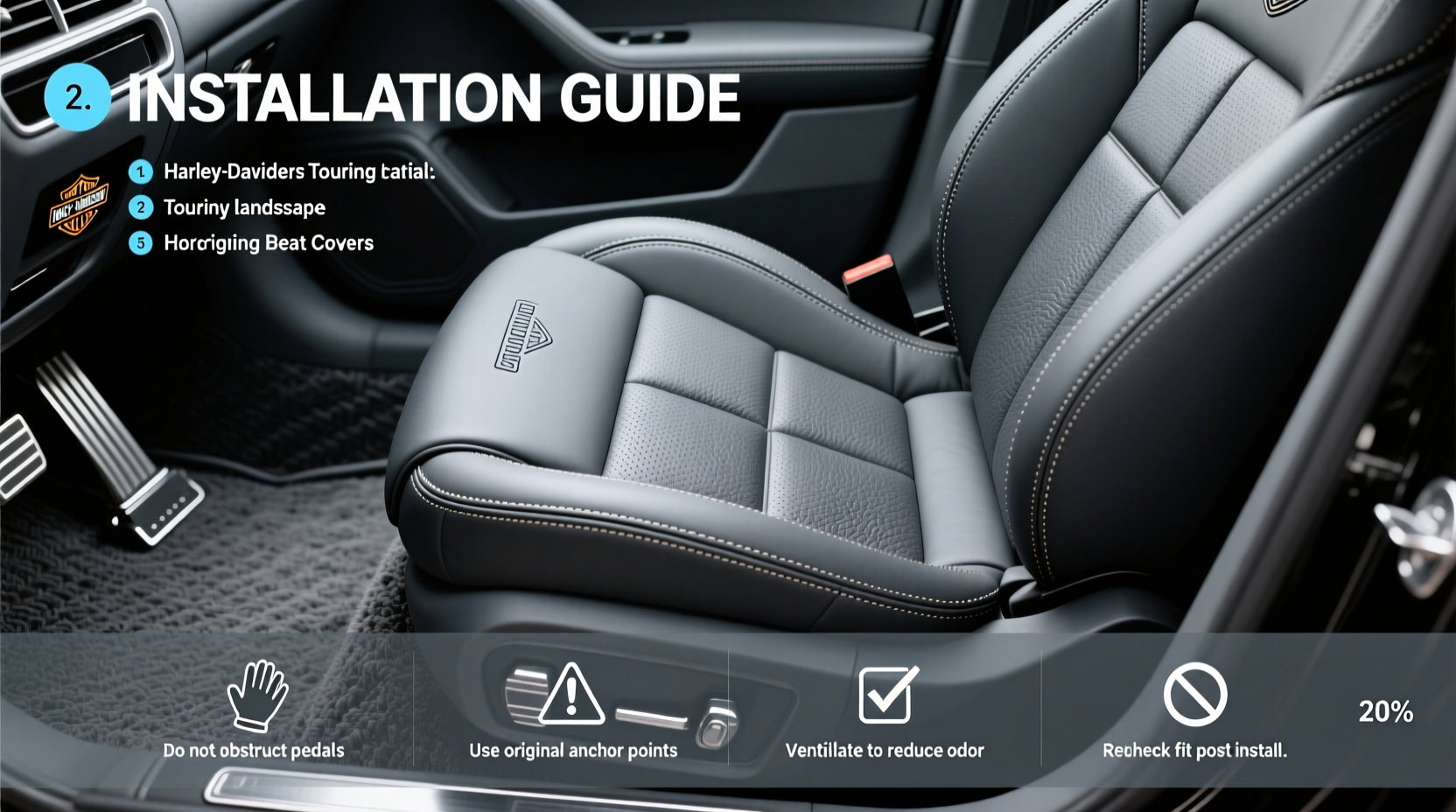 How to Choose Harley Davidson Touring Seat Covers: Buying Guide