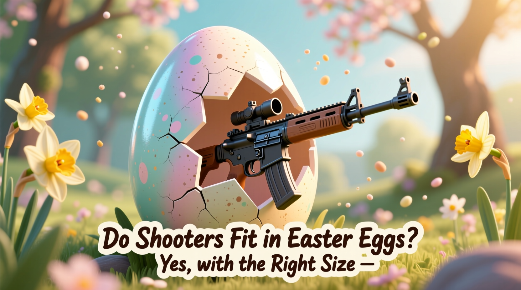 Do Shooters Fit in Easter Eggs? Yes, with the Right Size