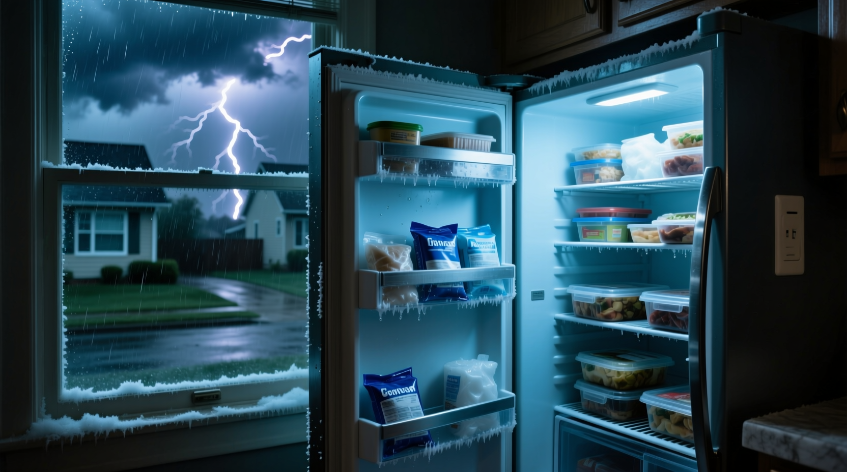 fill your freezer when a storm is on its way