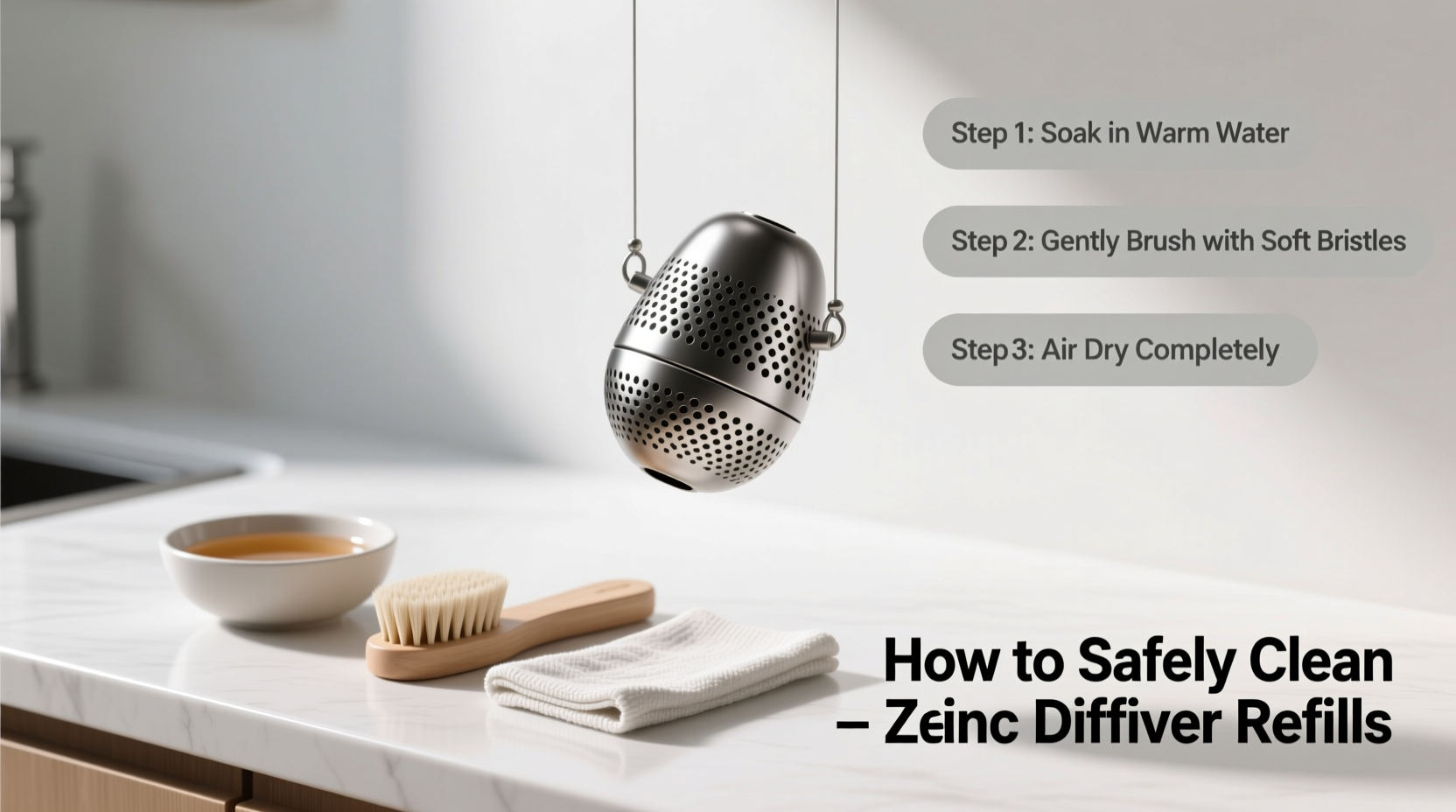 How to Safely Clean Zinc Diffuser Refills