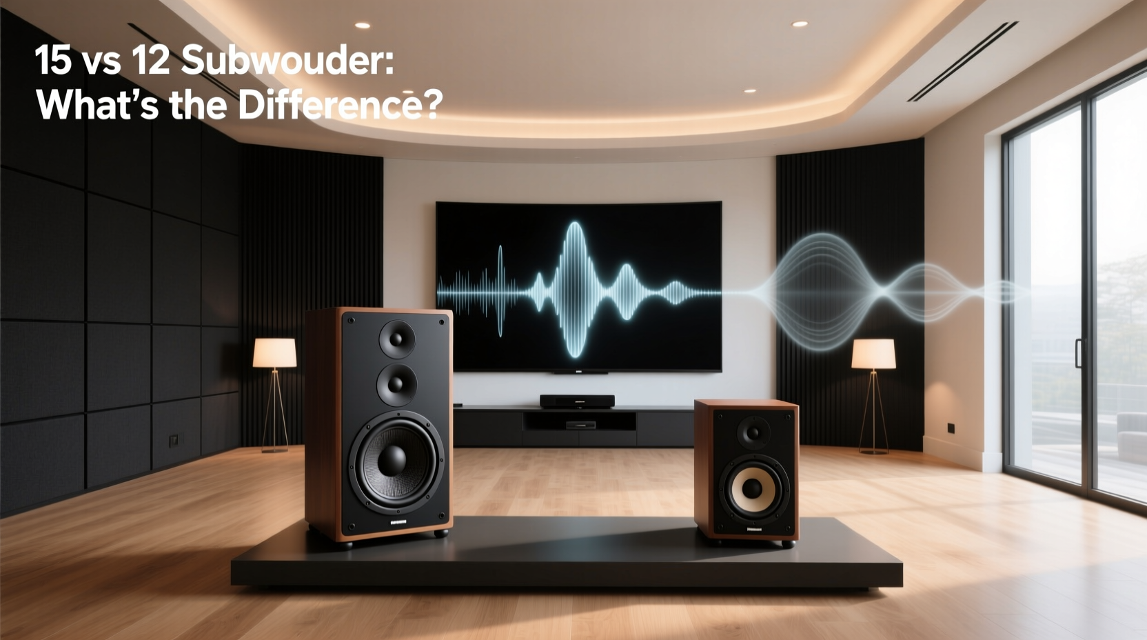 12 vs 15 subwoofer which fits your space sound 