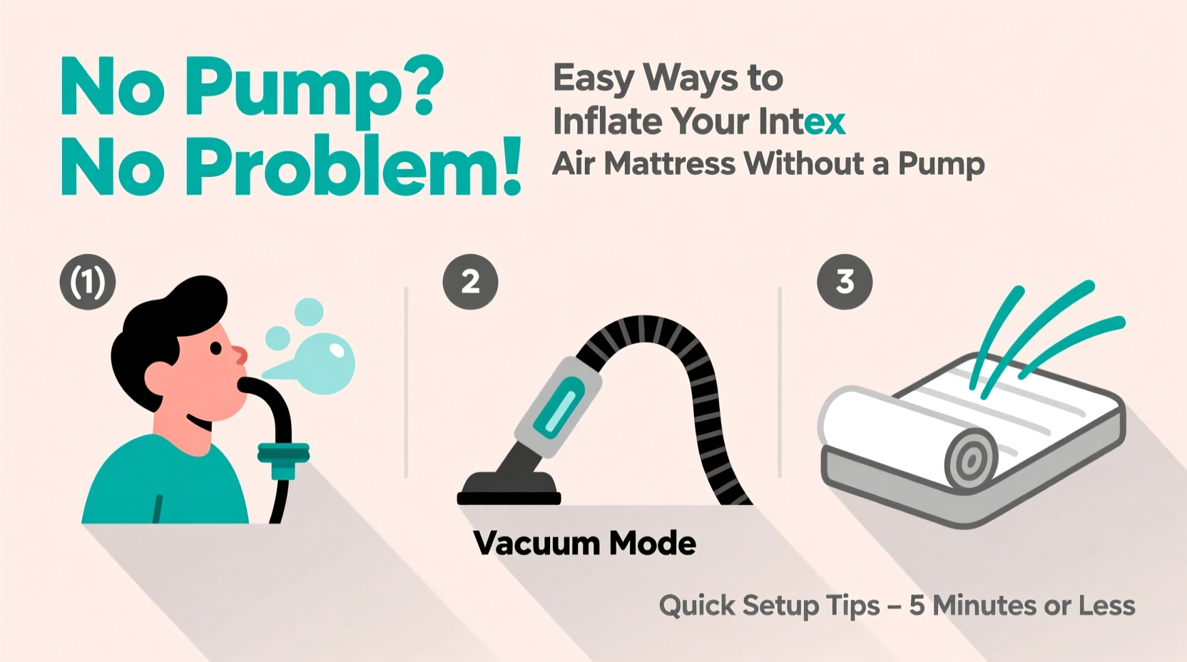 effective methods to inflate your intex air mattress without a pump easy tips for quick setup