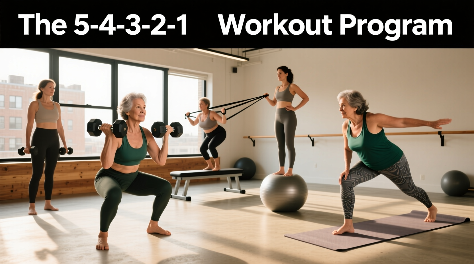 5 4 3 2 1 workout strength training for women over 40