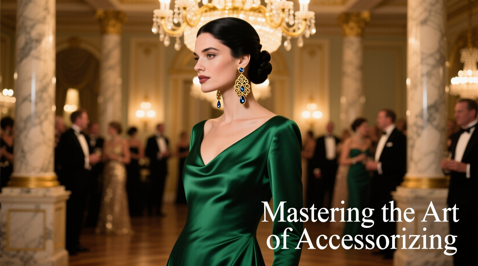 mastering the art of accessorizing with long earrings for elegant formal events
