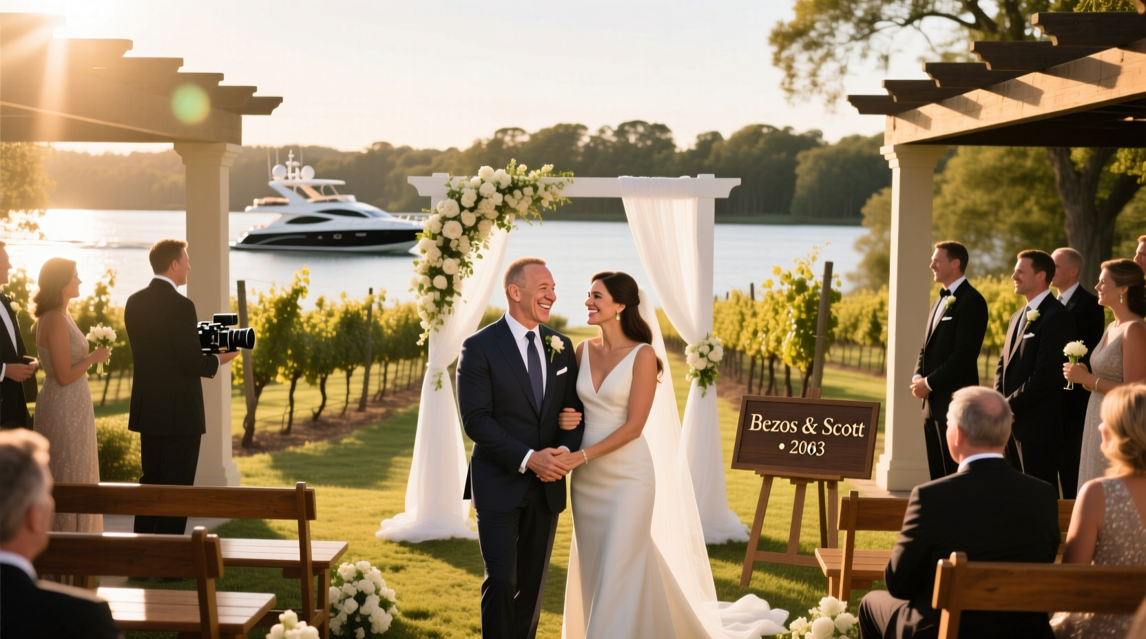 how much is bezos wedding