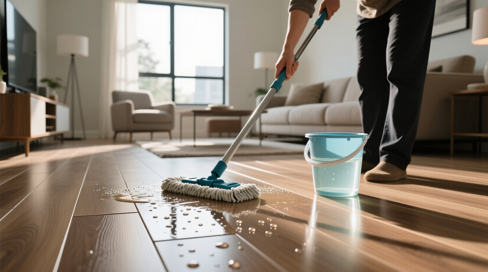 how to clean lvp flooring