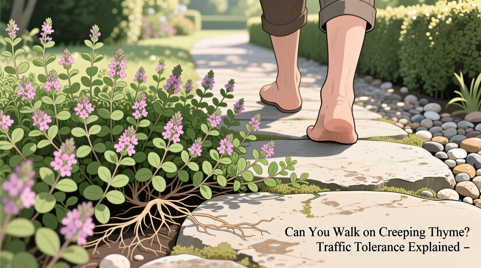 Can You Walk on Creeping Thyme? Traffic Tolerance Explained