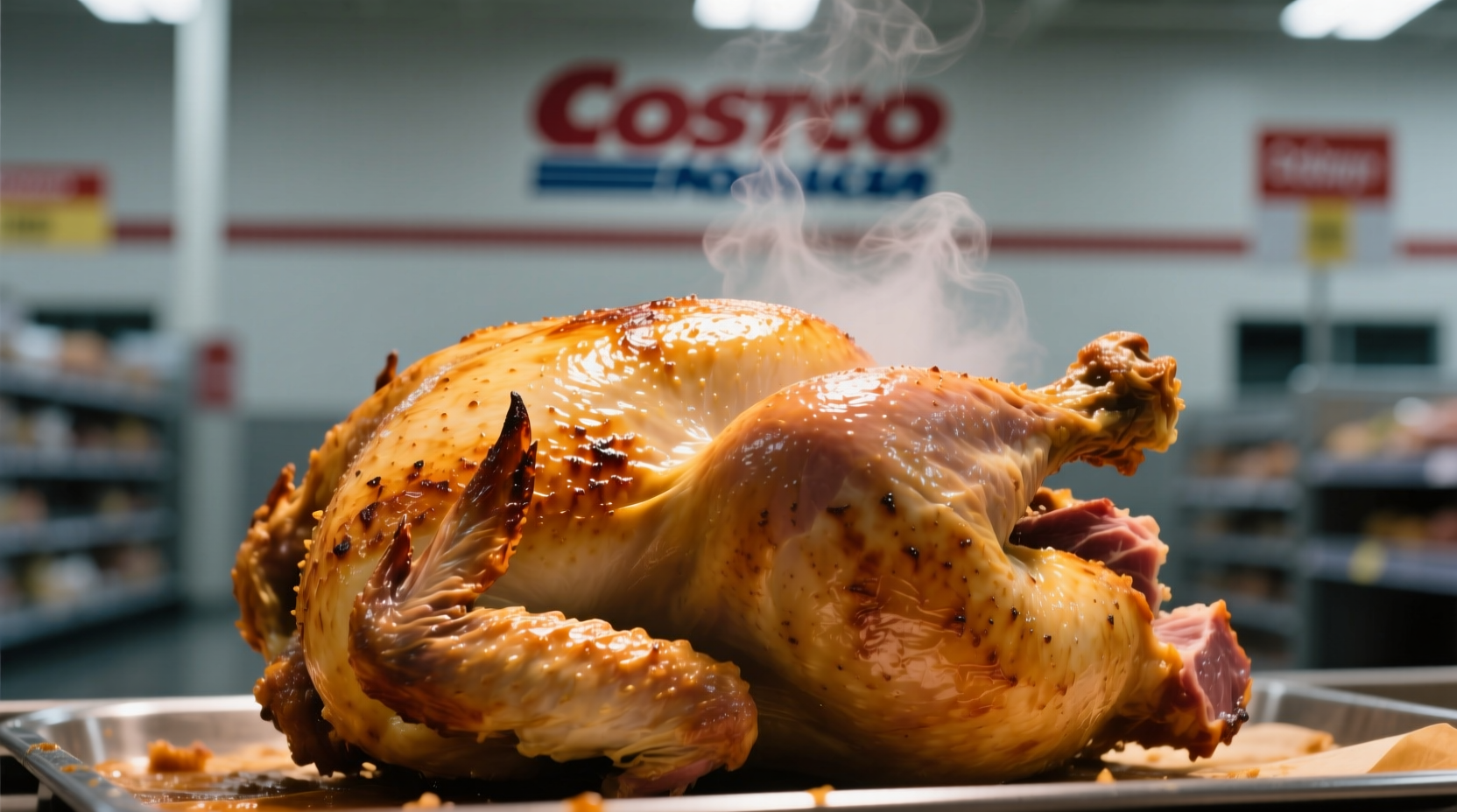 costco rotisserie chicken change