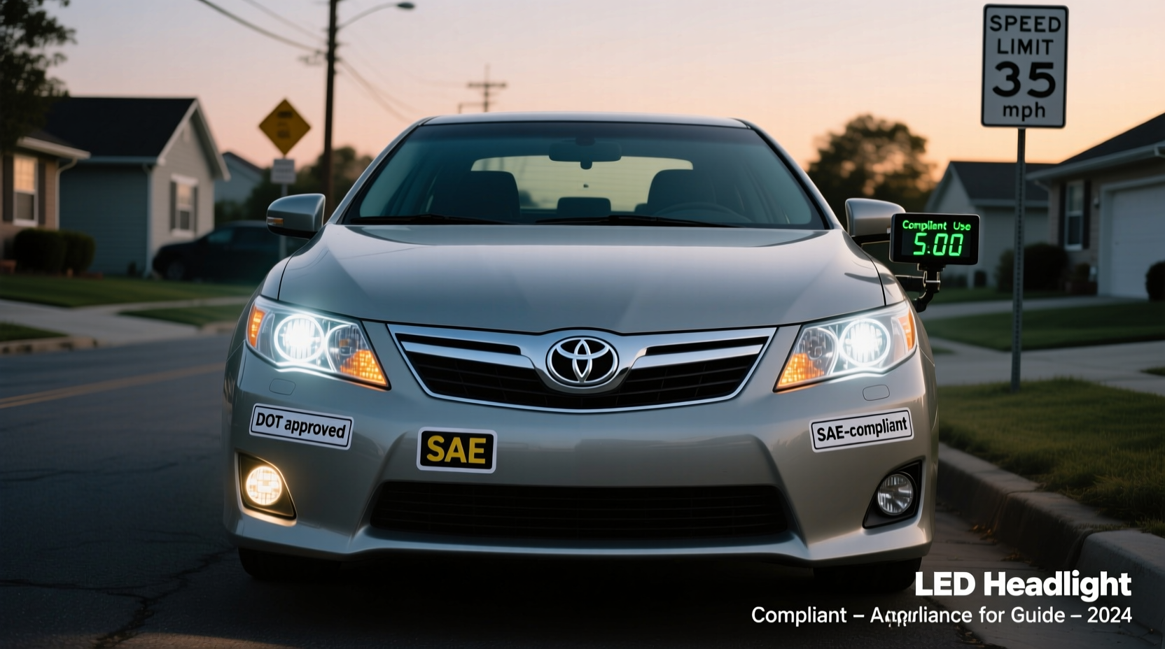camry 2010 led headlights legality