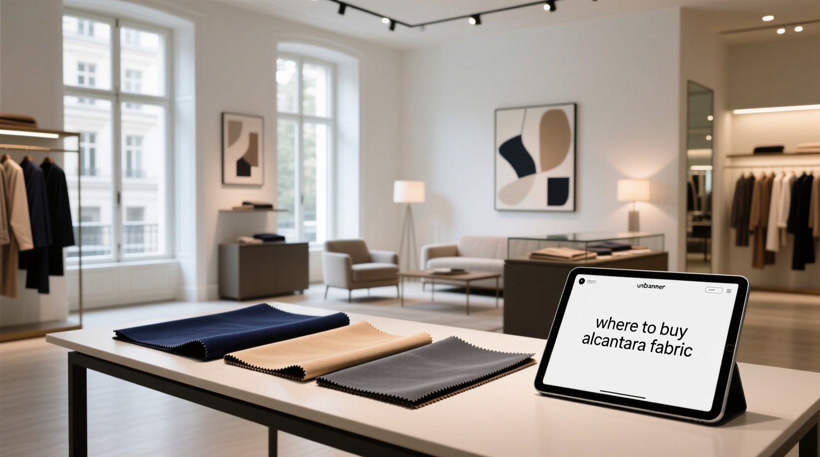 where to buy alcantara fabric for car interior and upholstery projects