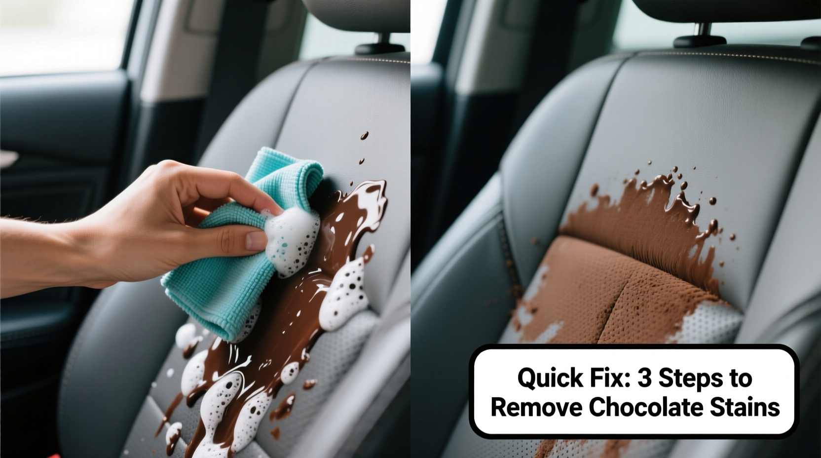 How to Remove Chocolate from Car Seat: Easy & Effective Tips