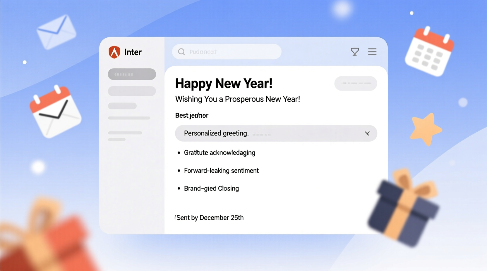 how to say happy new year in emails