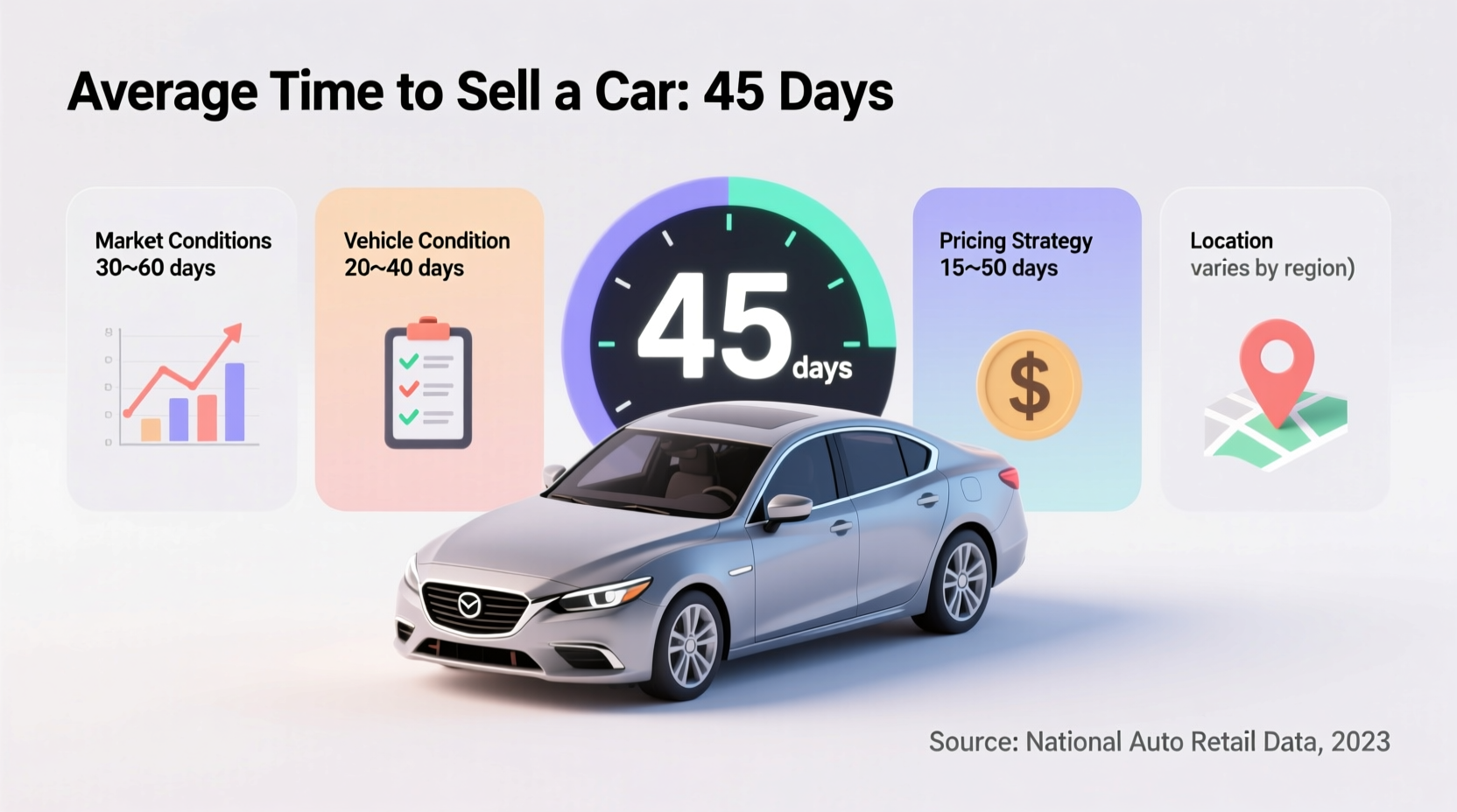 how long does it take to sell a car