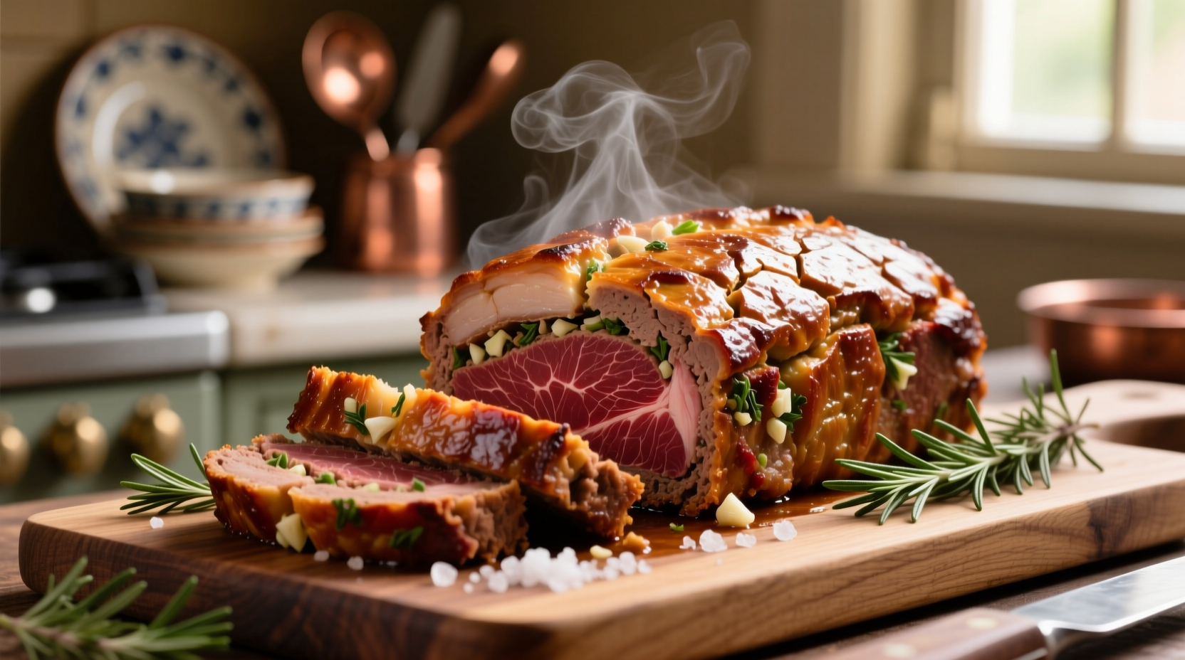stuffing meat loaf