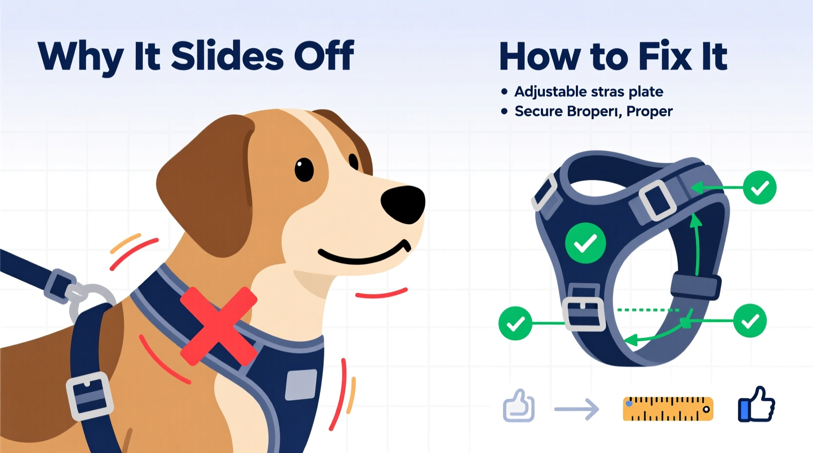 Why Your Dog Harness Slides Off (and How to Fix It)