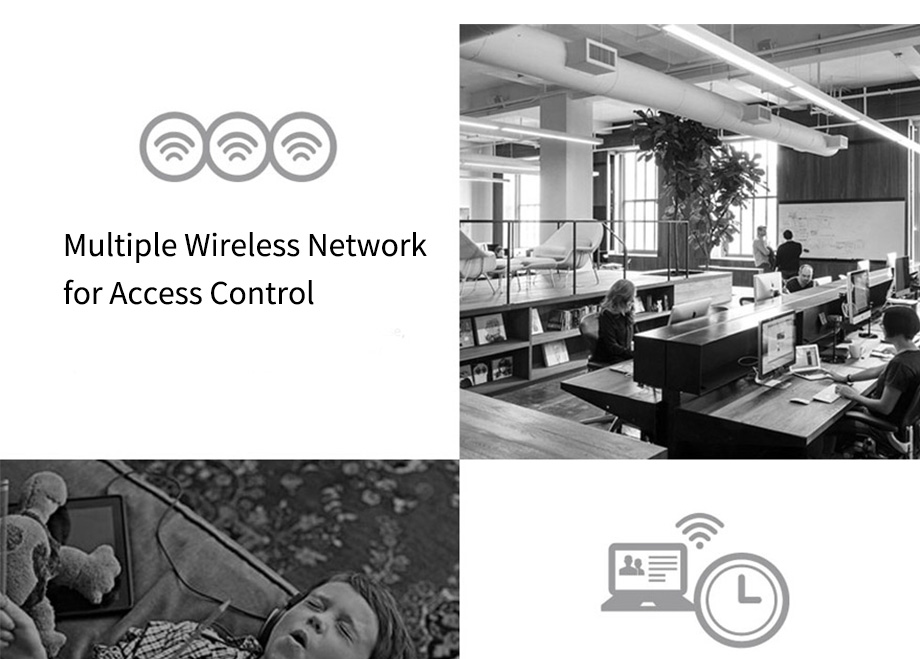 TOTOLINK A830R Wireless Router 1200Mbps 2.4G 5G 4*100Mbps Lan Ports Internal Antenna Dual Band WiFi Repeater