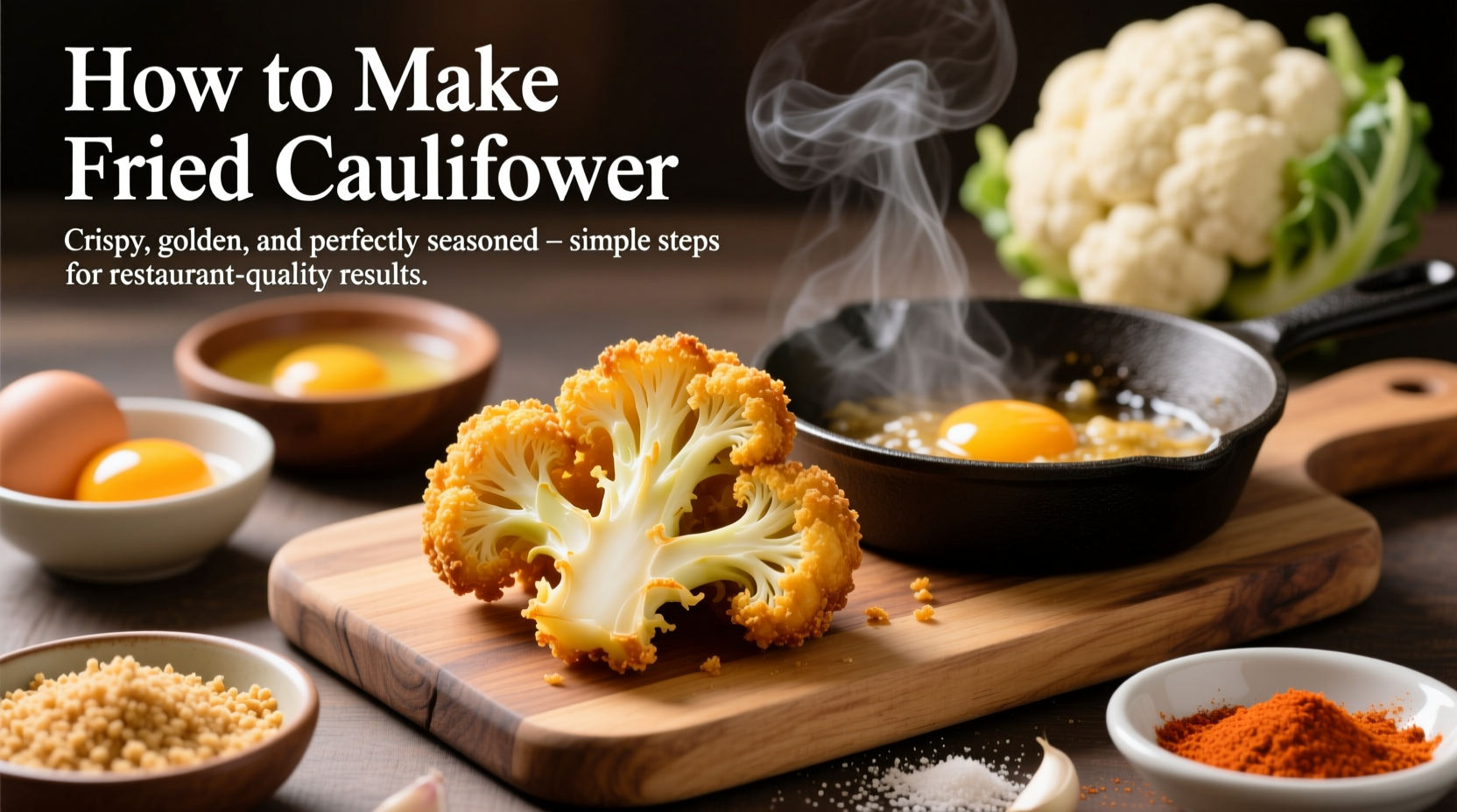 how to make fried cauliflower