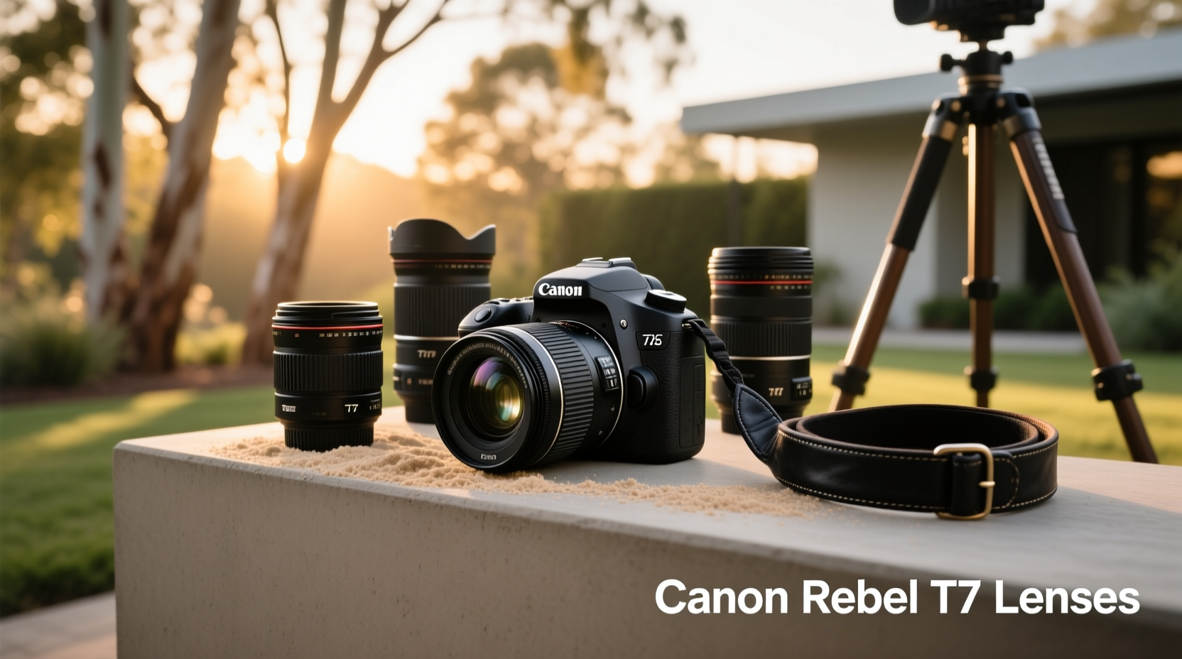 canon rebel t7 lenses best options compatibility guide