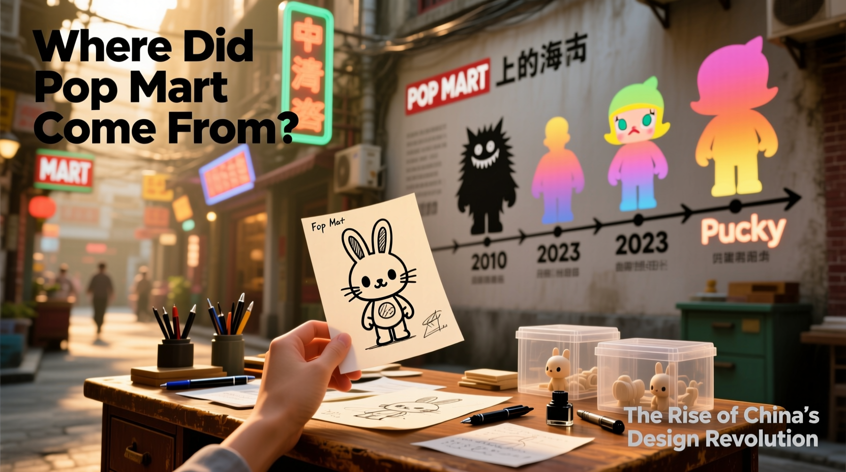 where did pop mart come from