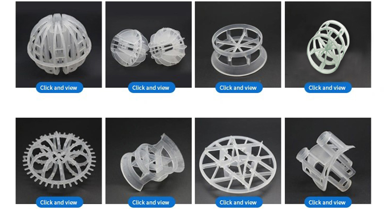 25 mm 38 mm Kühlturm Verpackung PP PVC PE Kunststoff Pall Ring 7