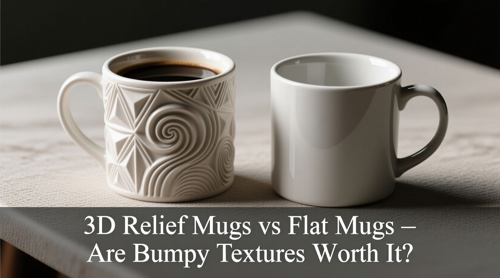 3d relief mugs vs flat mugs are those bumpy textures actually worth it