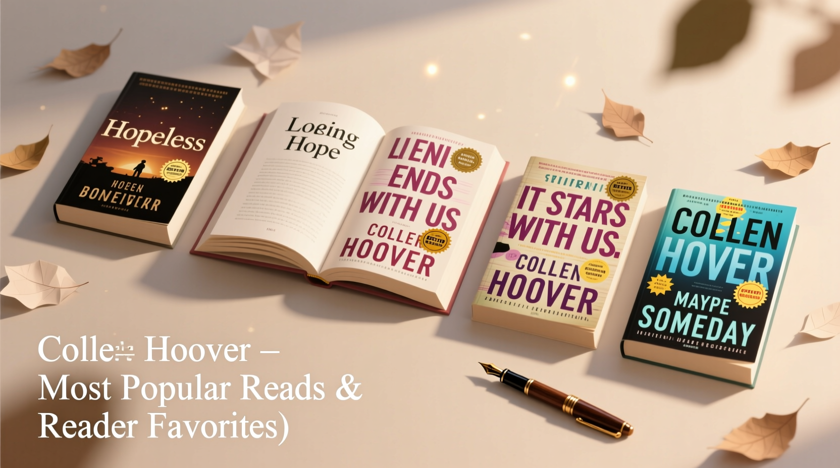 colleen hoover best sellers in order popular reads and reader favorites