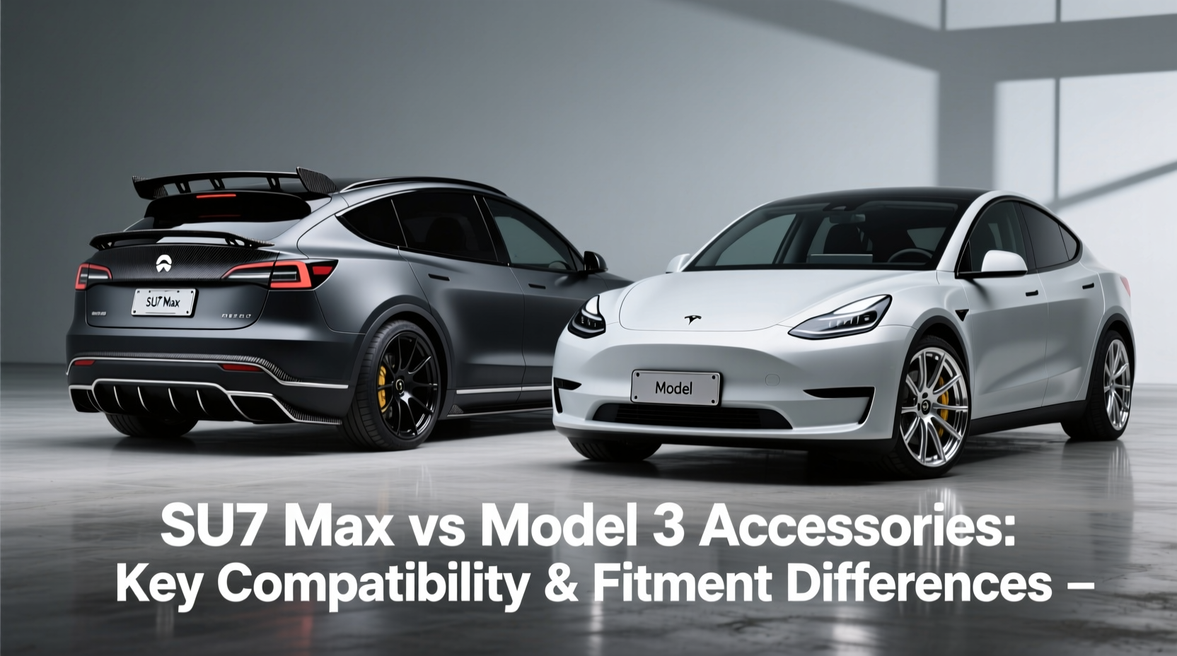 SU7 Max vs Model 3 Accessories: Key Compatibility & Fitment Differences