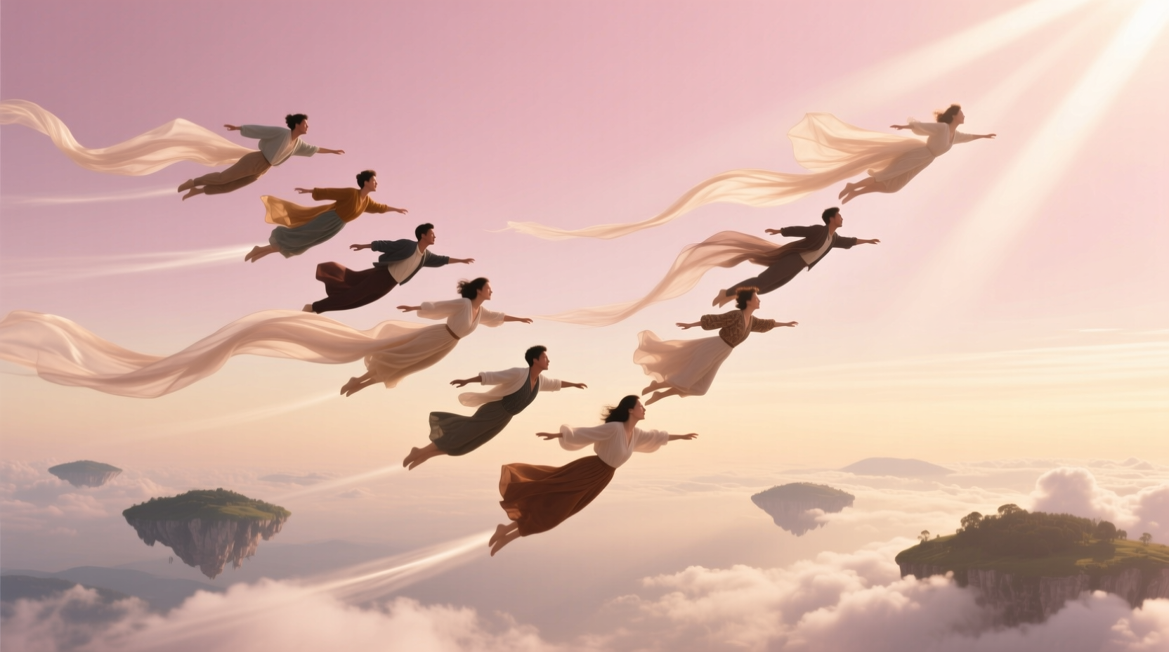 when flying in a group distribute everyones clothing t