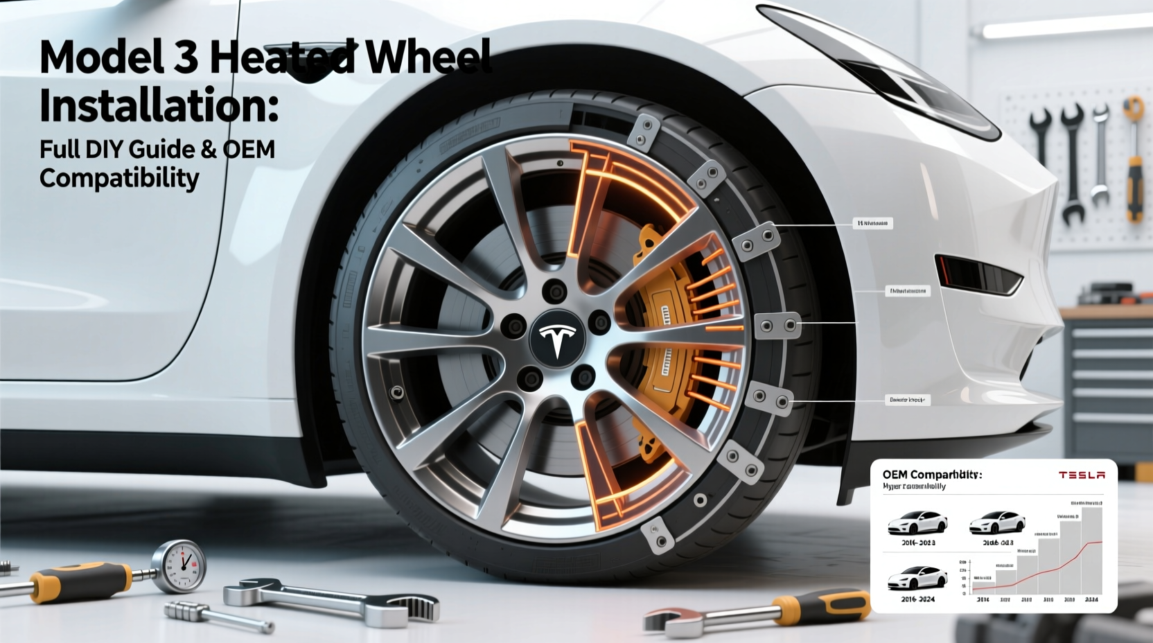 Model 3 Heated Wheel Installation: Full DIY Guide & OEM Compatibility