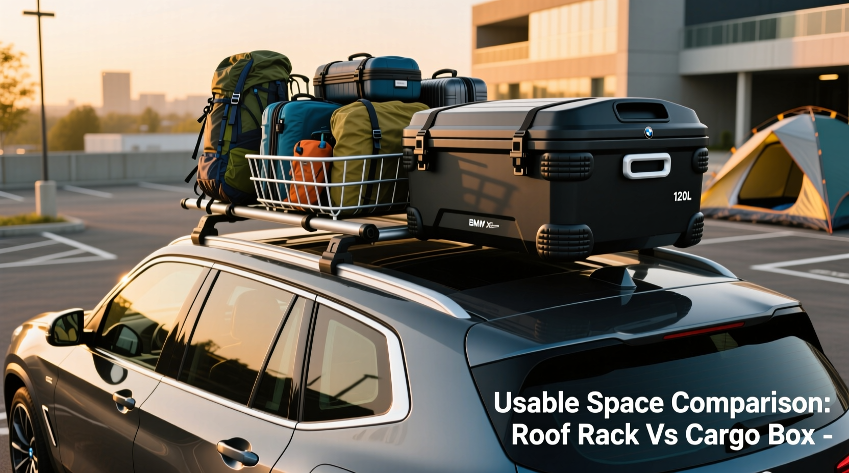 bmw x3 roof rack vs cargo box