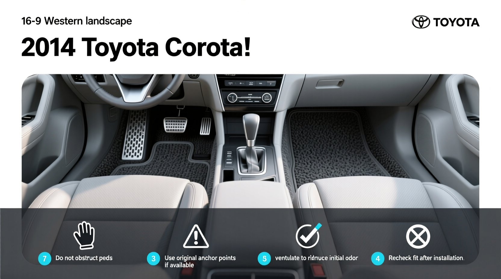 2014 Toyota Corolla Floor Mats Buying Guide