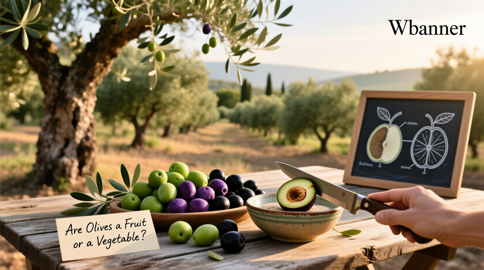 are olives a fruit or vegetable