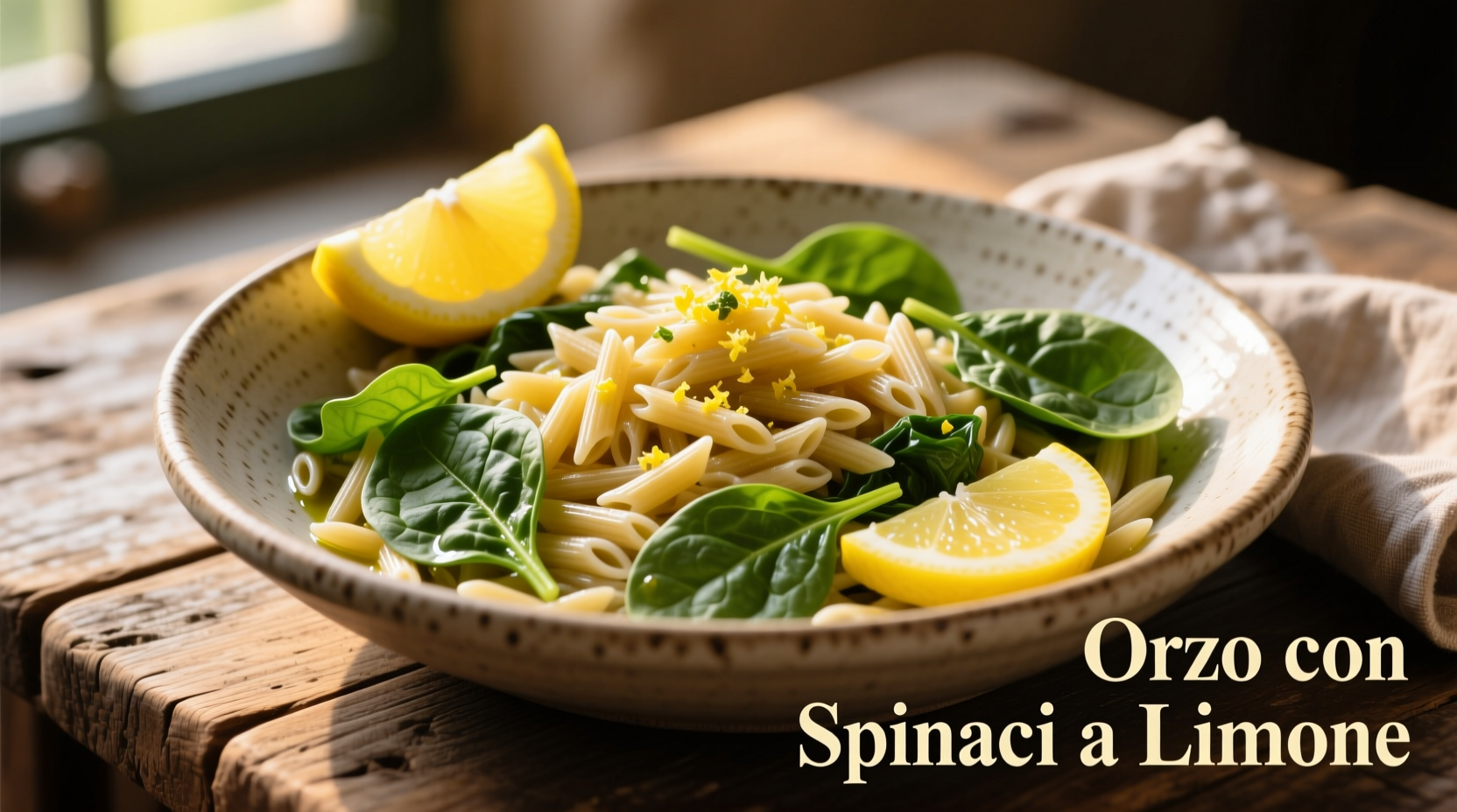 Perfect Orzo with Spinach and Lemon Recipe in 20 Minutes