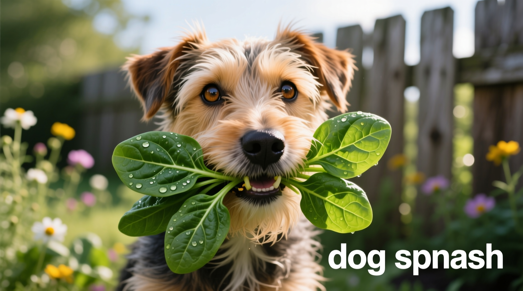 dog spinach