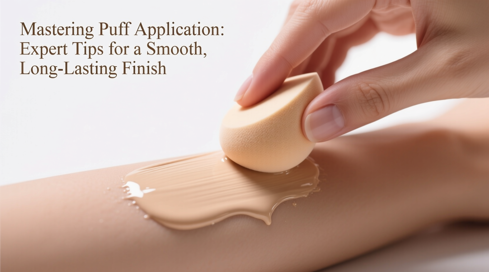 mastering puff application expert tips on how to wear a puff for a smooth long lasting finish