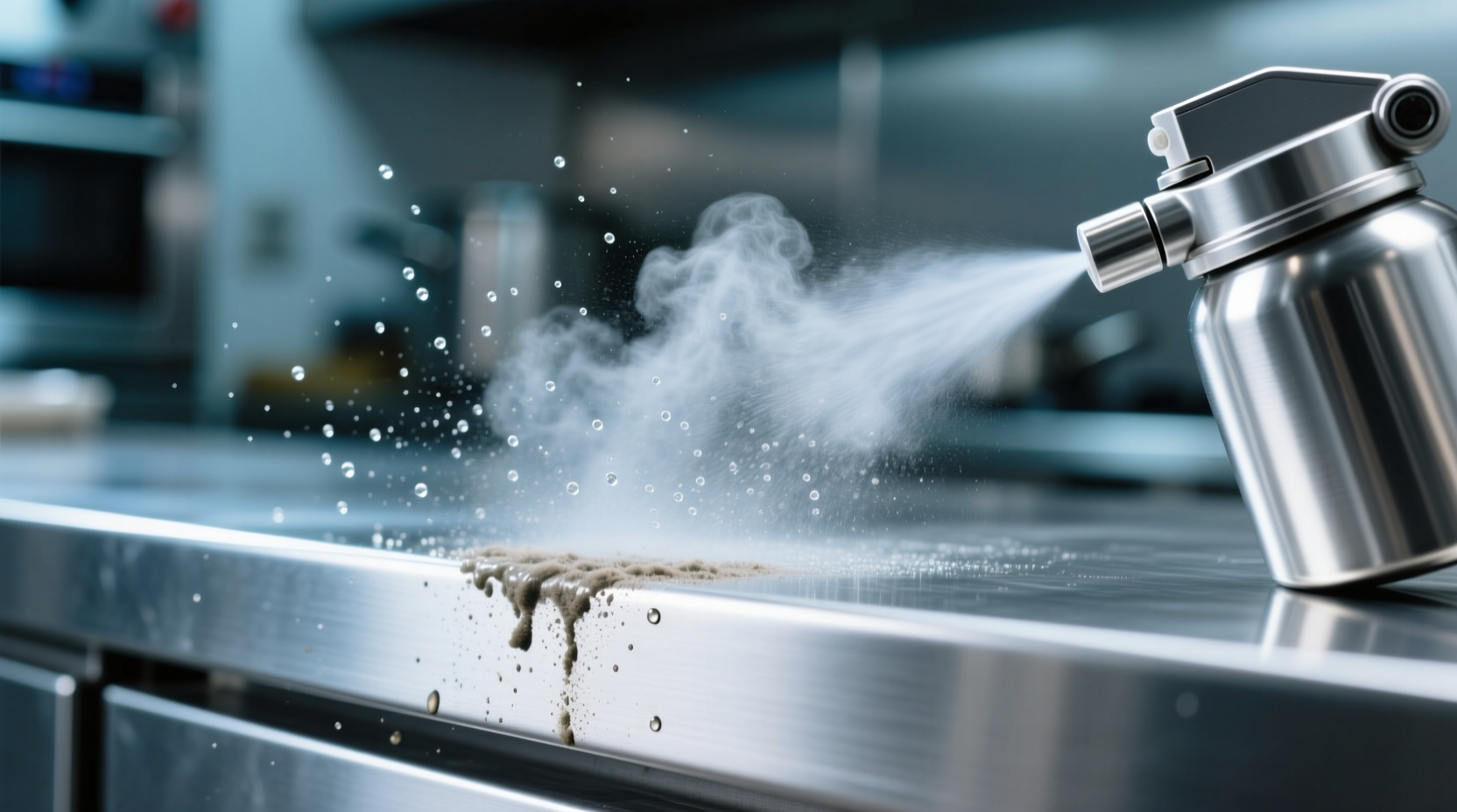 stainless steel smudge spray