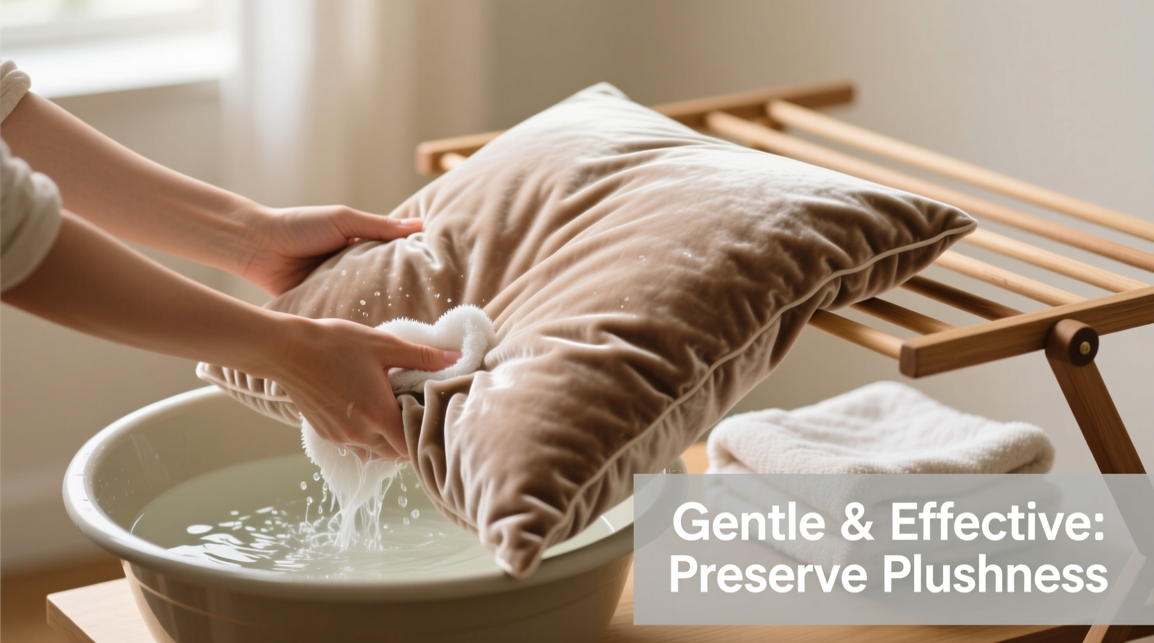 gentle and effective methods to clean plush pillowcases without damage