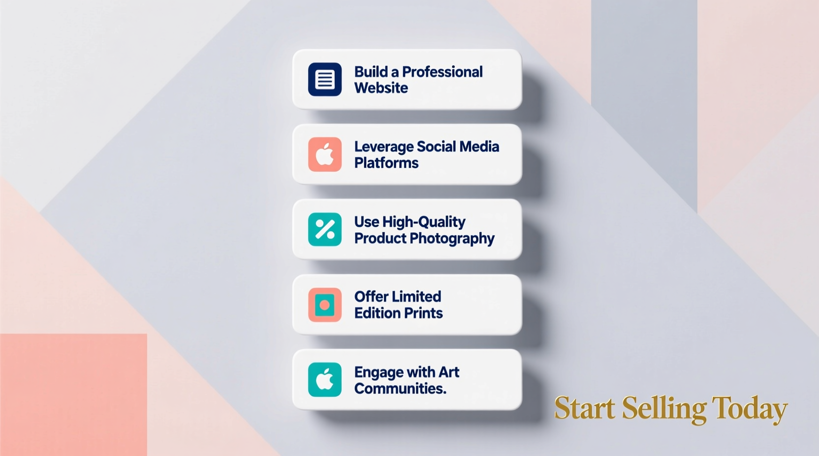 simple tips and options for the best way to sell your artwork online