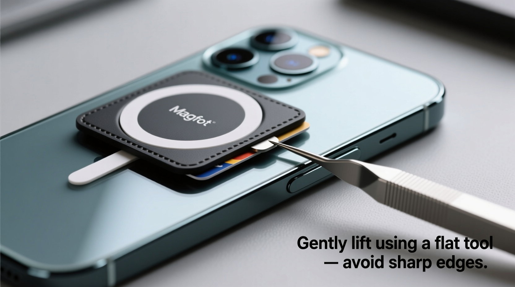effective methods to safely remove a sticky magsafe card holder from your iphone