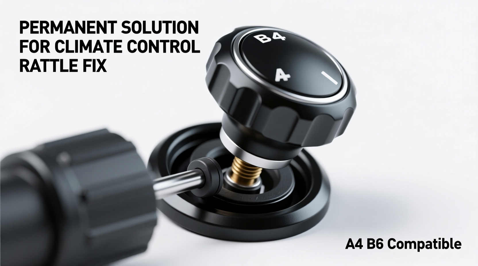 a4 b8 knob rattle fix