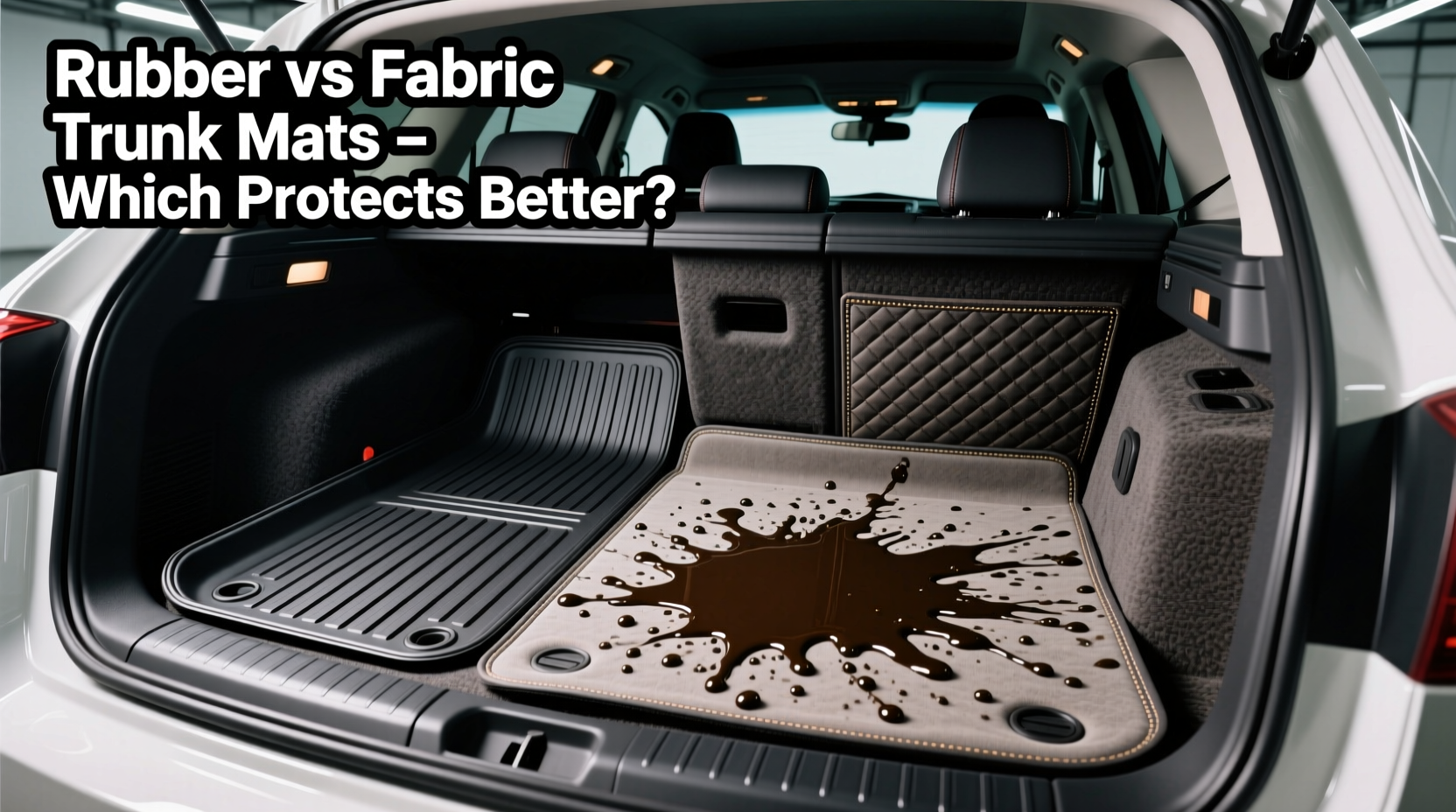car trunk mat vs rubber floor mats which one actually protects better from spills and mud