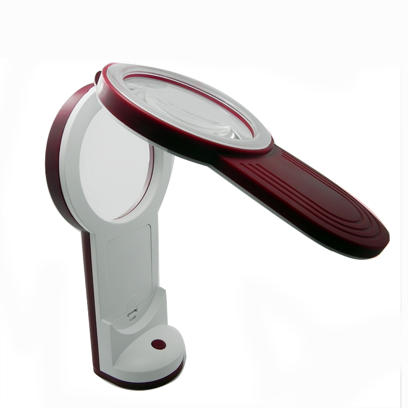 Loupe portative à Double lentilles avec chargeur USB TH-7022