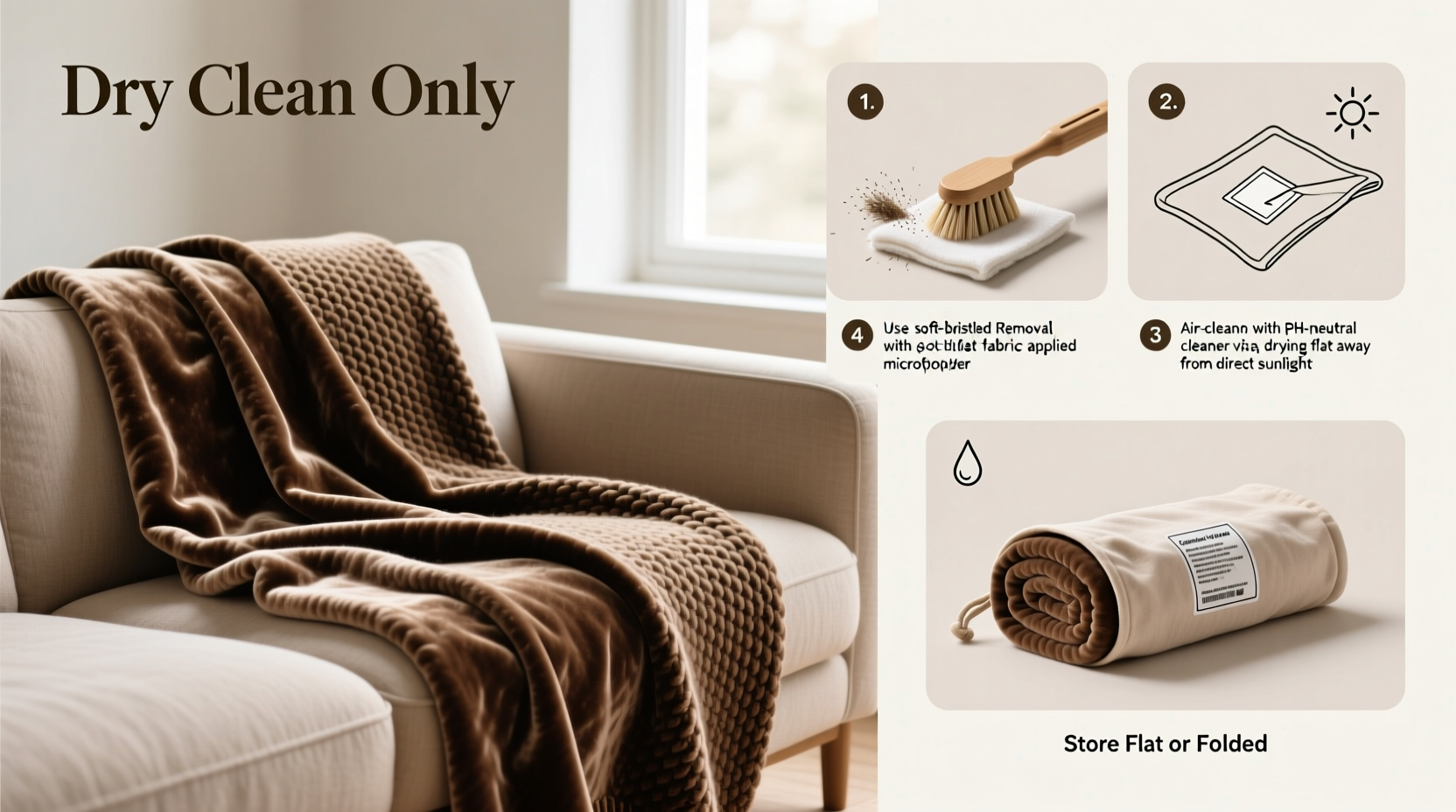 ultimate guide to safely cleaning and maintaining your velvet knitted throw blanket