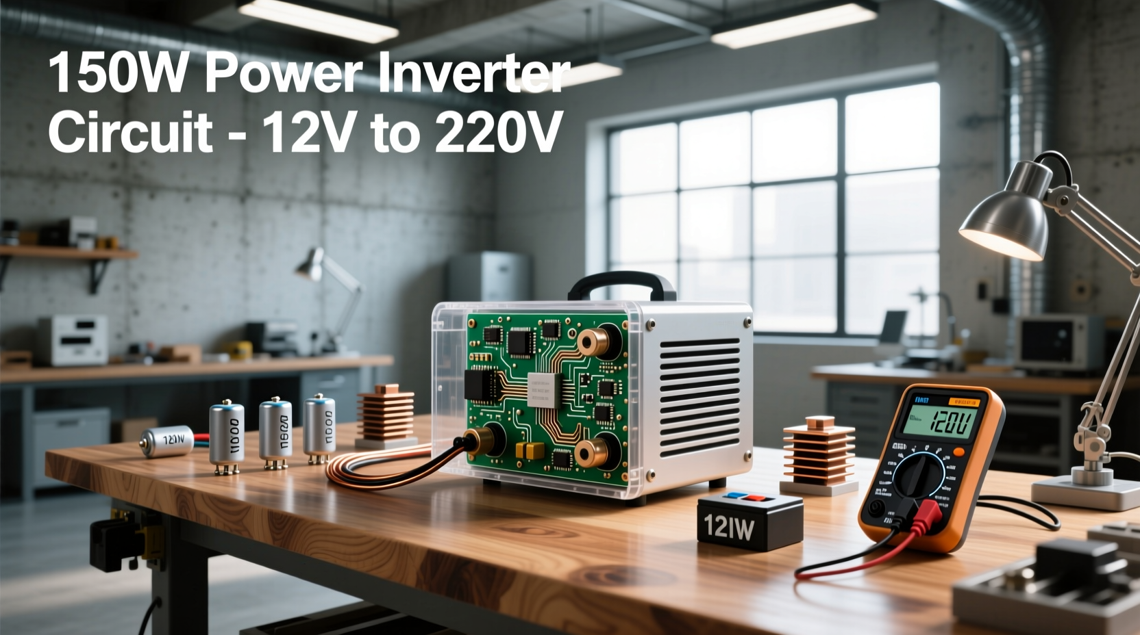 150w 12v to 220v inverter circuit guide
