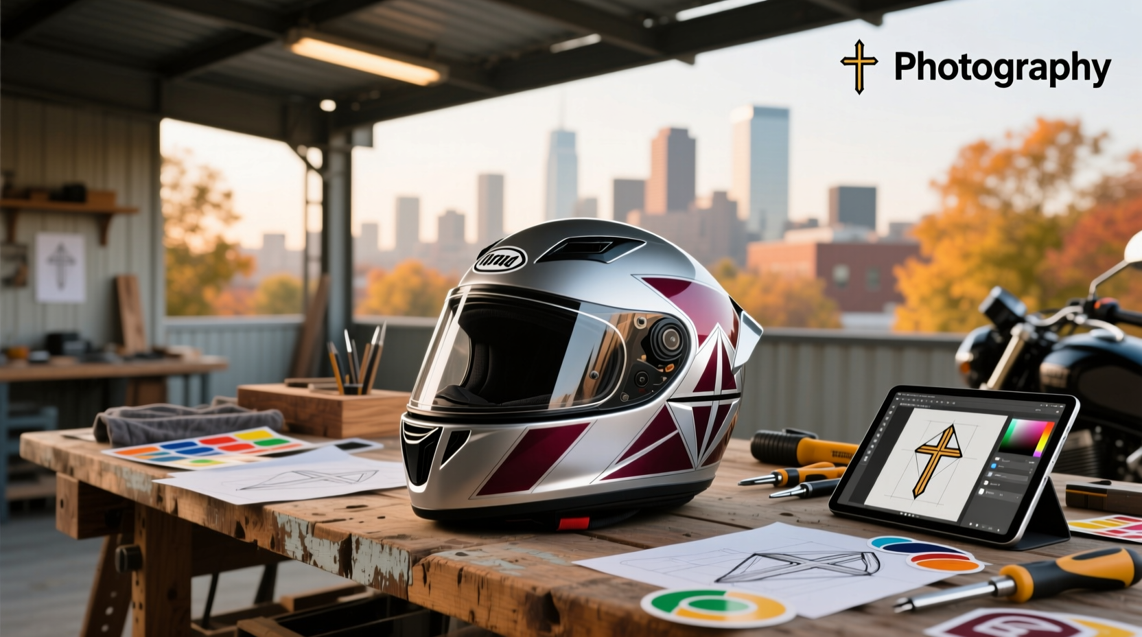 How to Choose & Apply Custom Helmet Visor Stickers Safely
