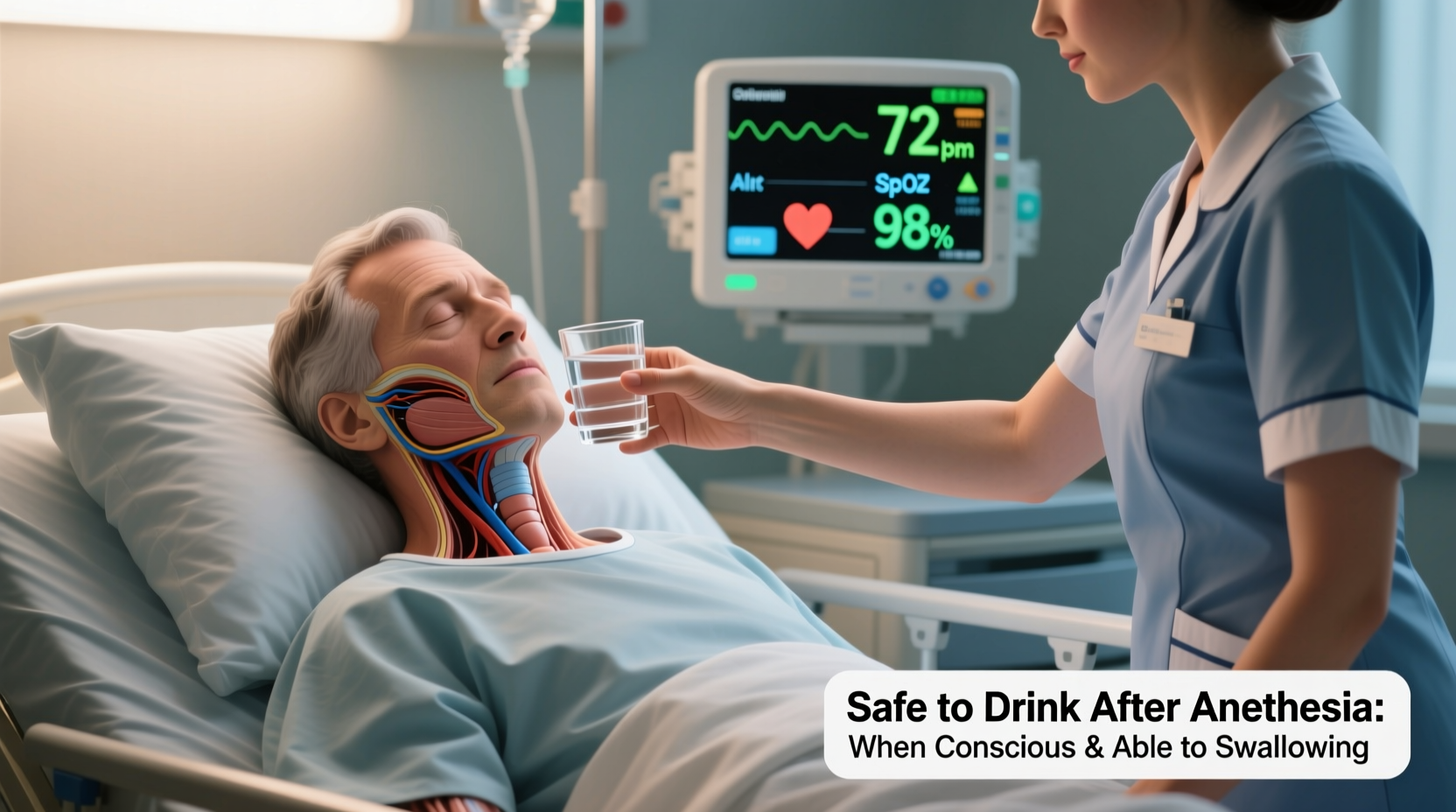 drinking after anesthesia when is it safe