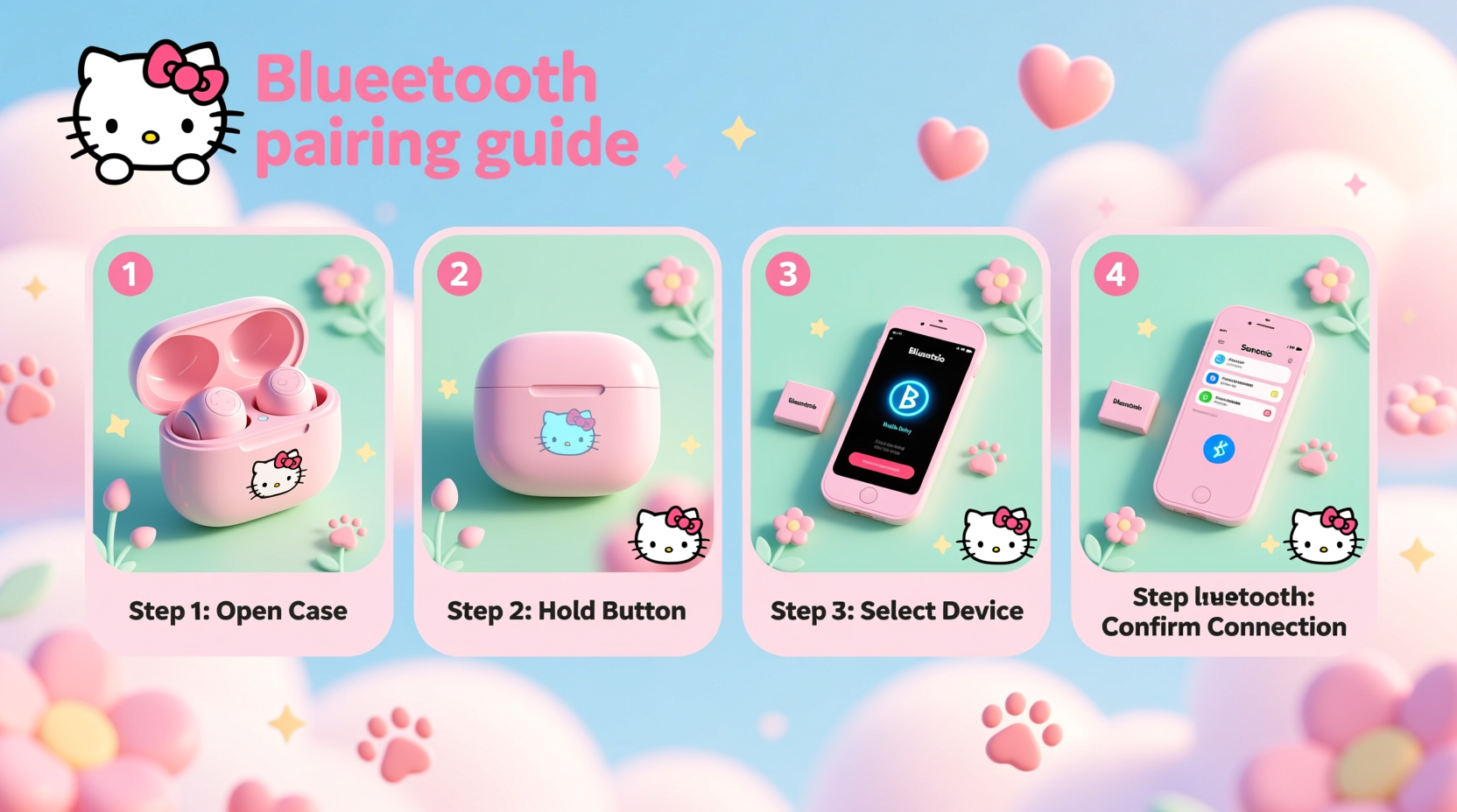 Effortless Steps To Connect Your Sanrio Hello Kitty Earbuds Via Bluetooth