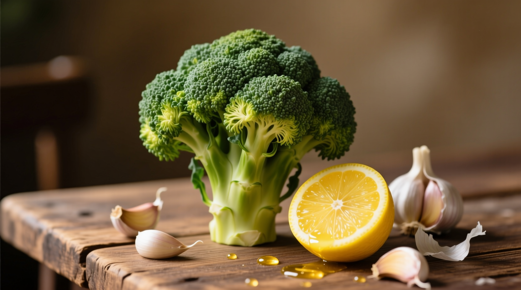 broccoli with lemon and garlic