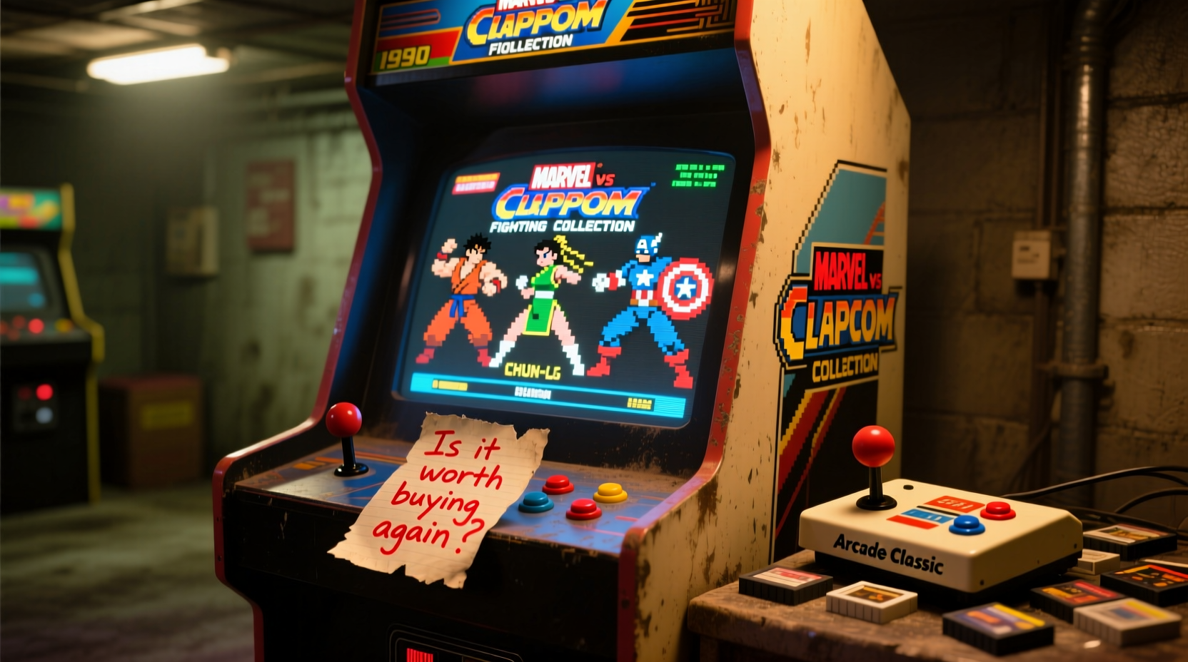 marvel vs capcom fighting collection is it worth buying again or should i stick to my old arcade classic